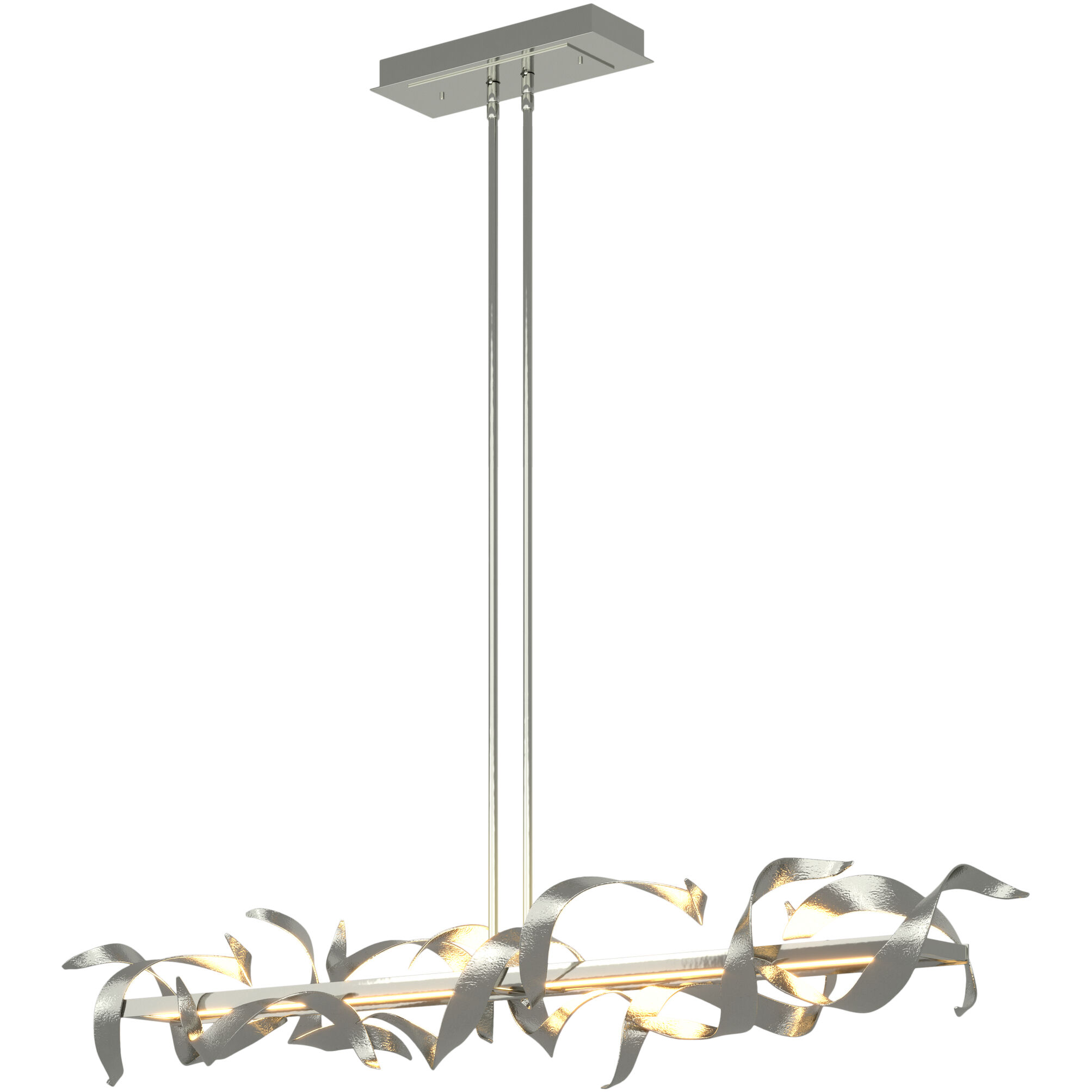 Folio LED 63.4 inch Sterling Pendant Ceiling Light, Large