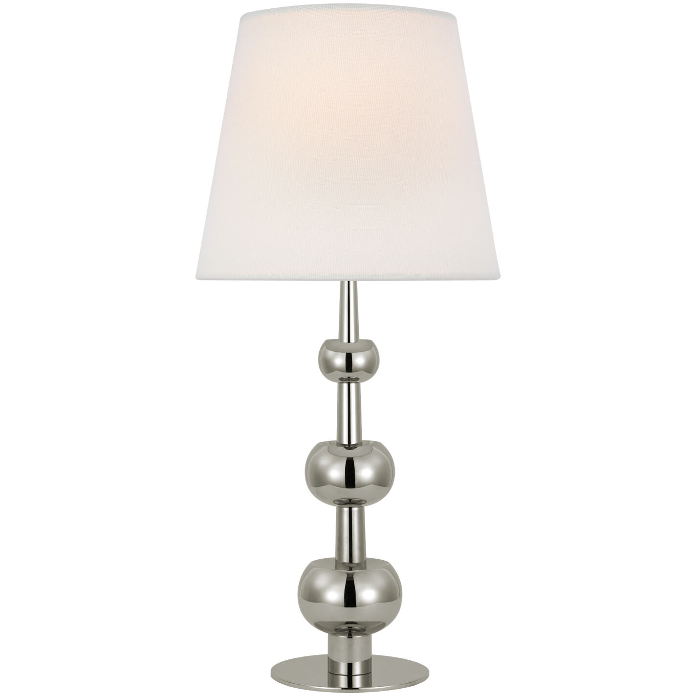 Paloma Contreras Comtesse 29 inch 15.00 watt Polished Nickel Triple Table Lamp Portable Light, Medium