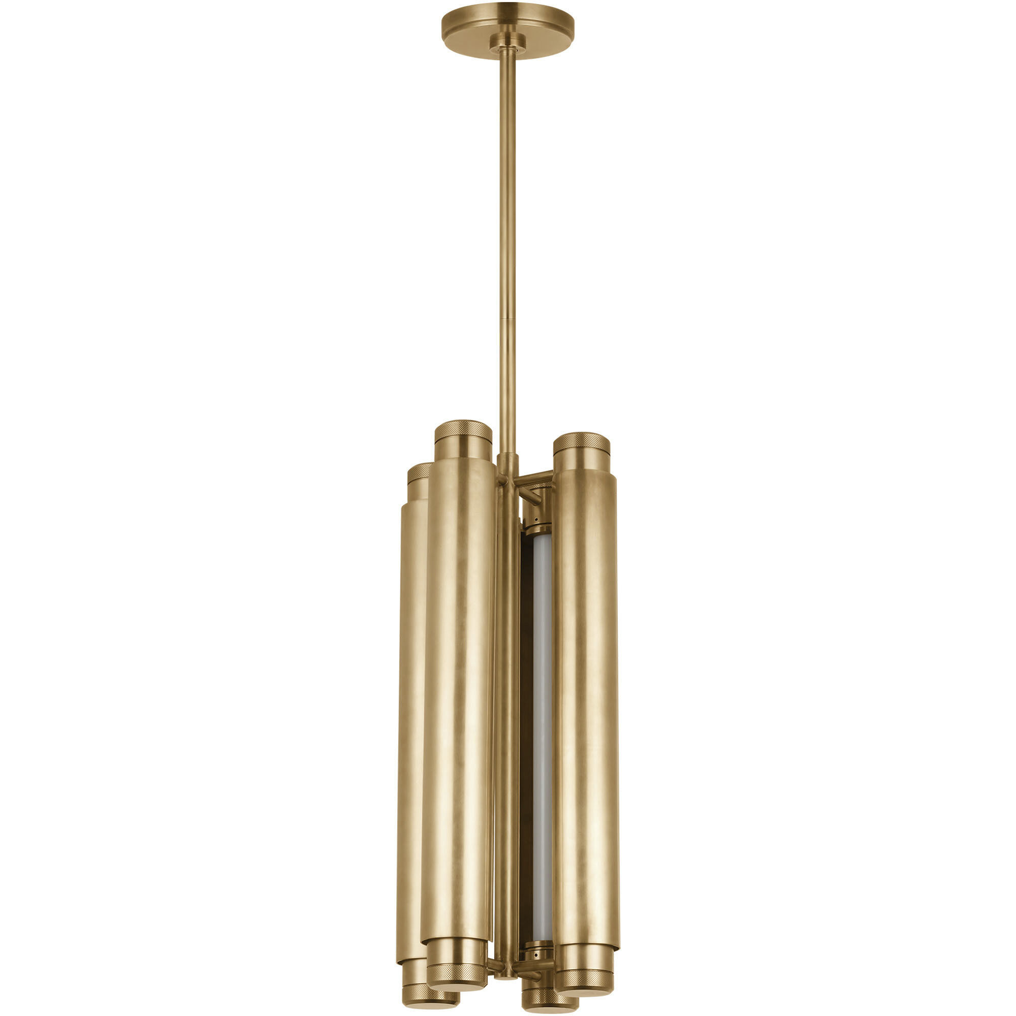 Avroko Capa LED 10 inch Hand Rubbed Antique Brass Pendant Ceiling Light