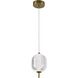 Canada Pendant Ceiling Light in Brass