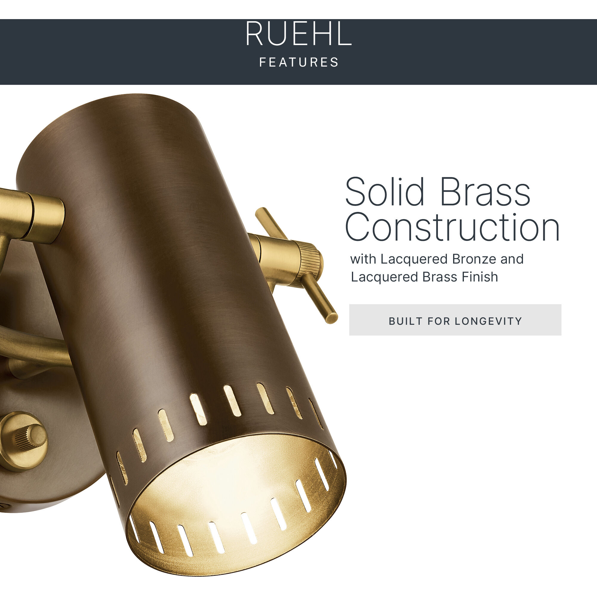Ruehl 14 inch 9 watt Lacquered Bronze Swing Arm Wall Sconce Wall Light