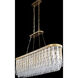 Lafayette 6 Light 48 inch Havana Gold Linear Pendant Ceiling Light