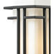 Croftwell 1 Light 12 inch Textured Matte Black Outdoor Wall Sconce in Incandescent