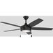 Nolyn V 52 inch Matte Black Ceiling Fans