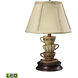 Accent Lamp 12.75 inch 9.00 watt Multicolor Table Lamp Portable Light