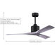 Atlas Nan 52 inch Textured Bronze with Walnut Blades Ceiling Fan