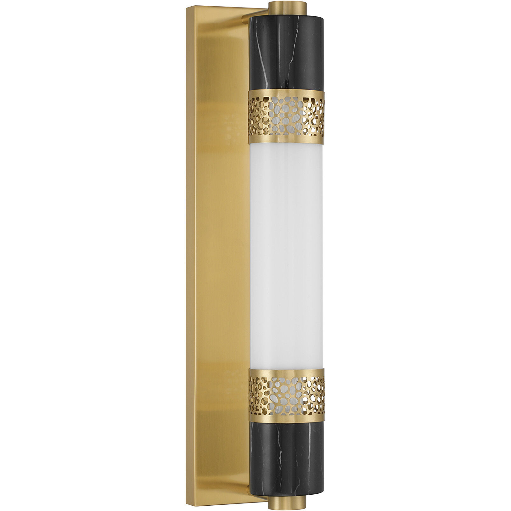 Farrell LED 4.5 inch Warm Brass Wall Sconce Wall Light