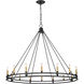 Dennison 16 Light 60.25 inch Matte Black Chandelier Ceiling Light