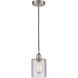Edison Cobbleskill 1 Light 5 inch Brushed Satin Nickel Mini Pendant Ceiling Light
