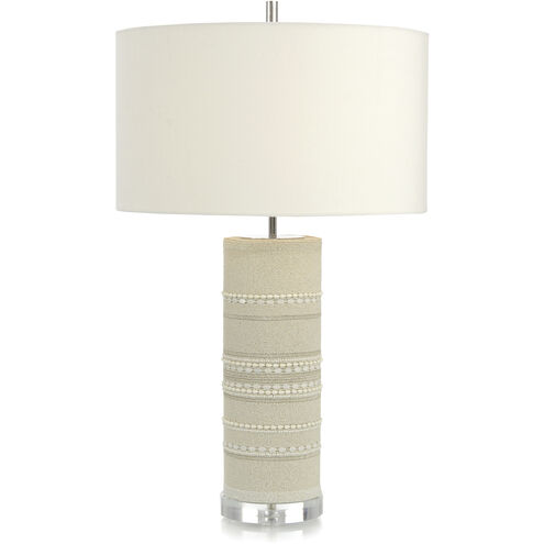 Beaded Column Table Lamp Portable Light