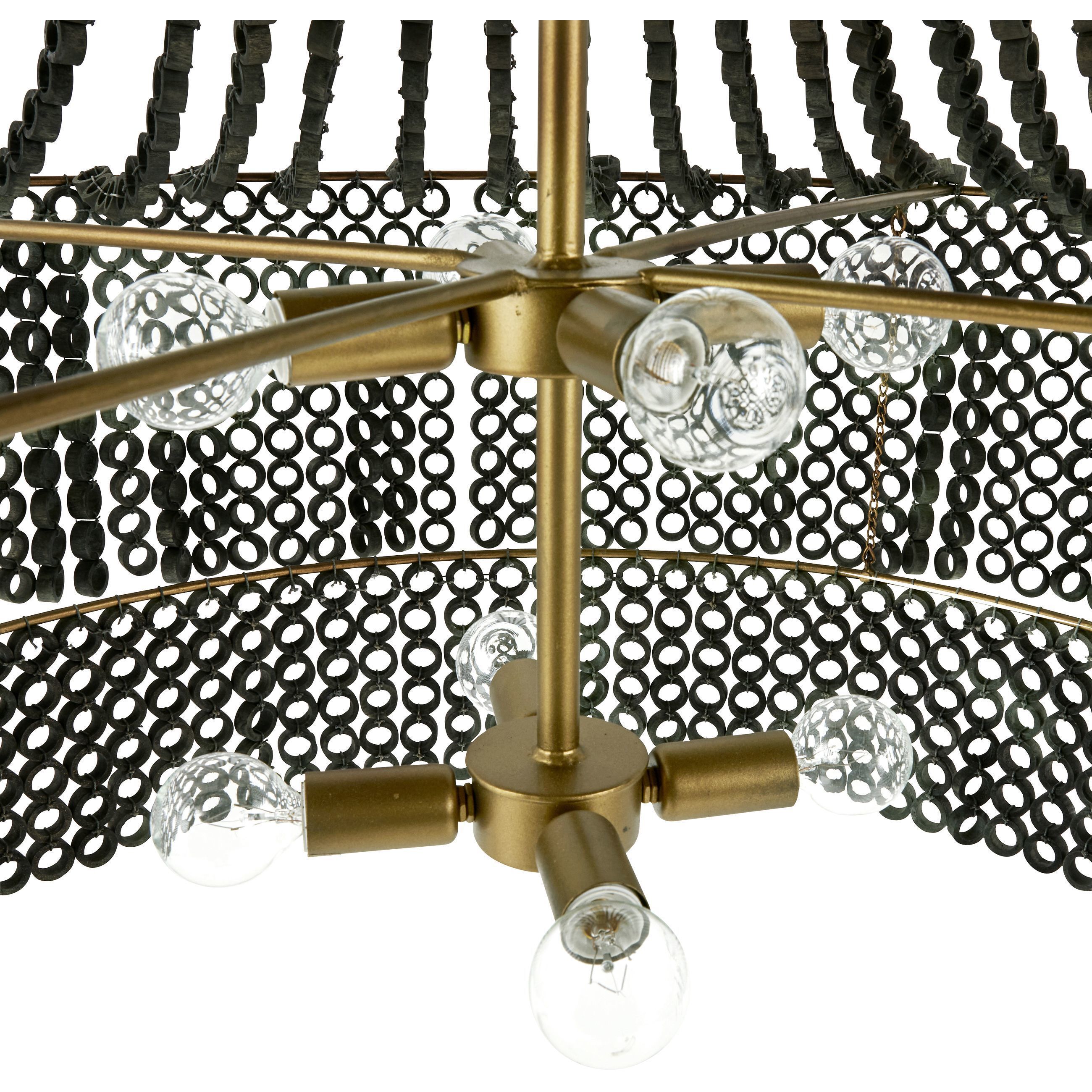 Hannie 8 Light 46 inch Gray Wash Chandelier Ceiling Light, Large