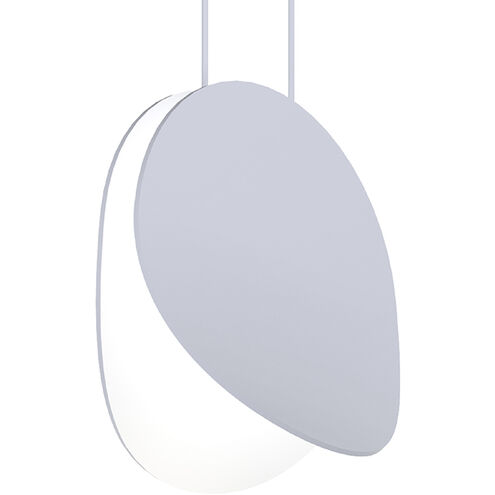 Malibu Discs LED 7.5 inch Dove Gray Pendant Ceiling Light