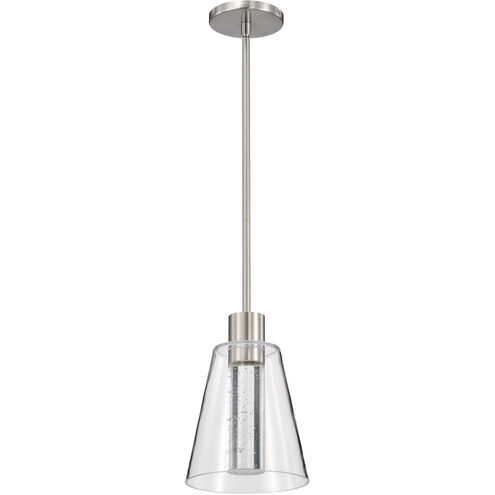 Aura LED 7.25 inch Brushed Nickel Pendant Ceiling Light