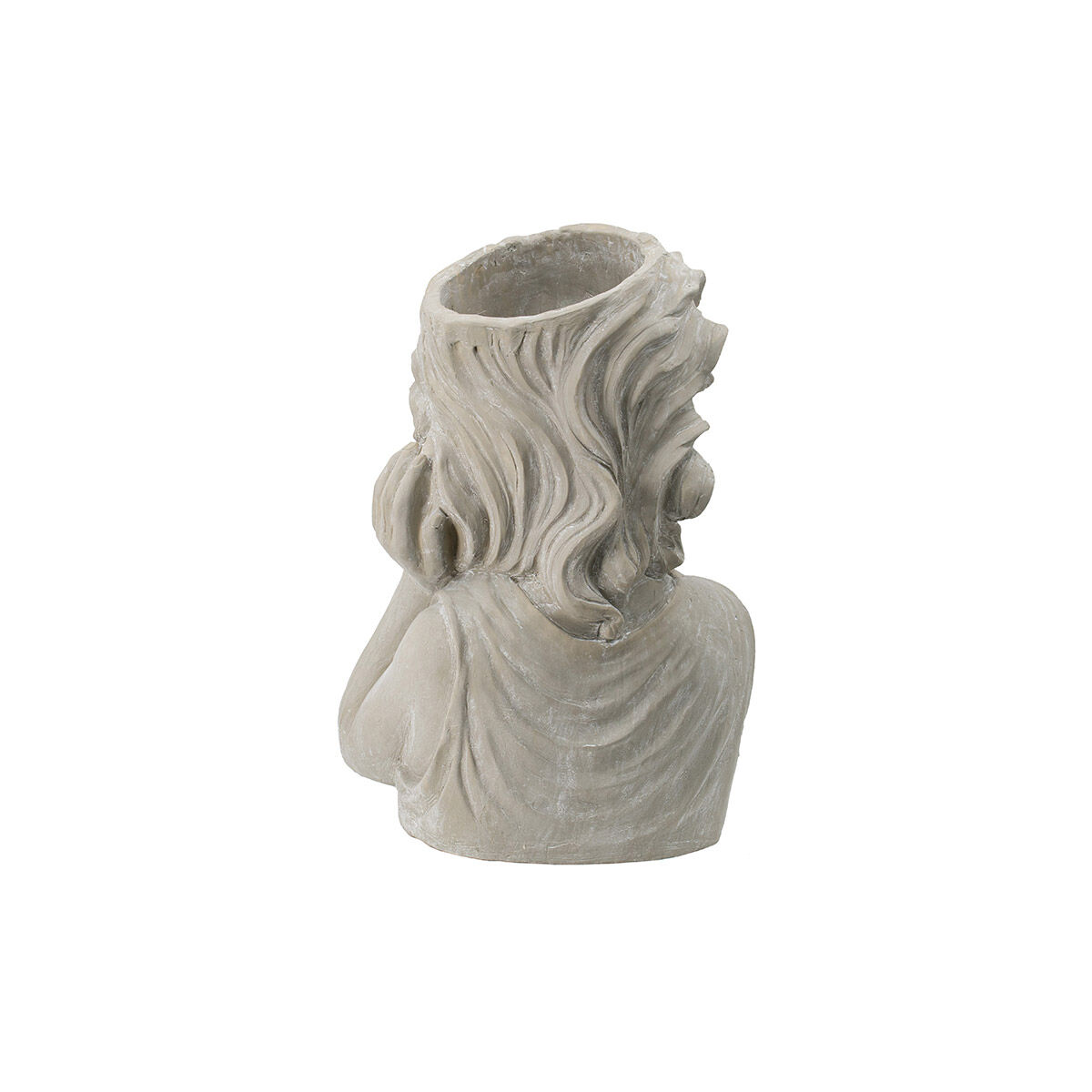 Posing Girl Gray Outdoor Planter