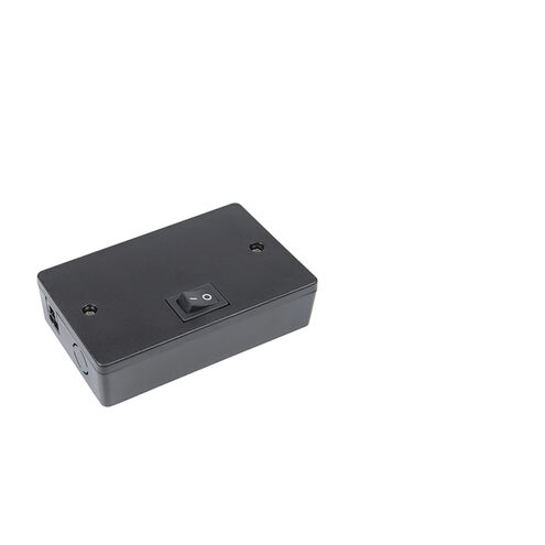 Line Voltage Puck Light Black Button Light