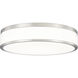Ballord LED 16 inch Brushed Nickel Flush Mount Ceiling Light