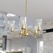 Beverly LED 23 inch Muted Brass Chandelier Ceiling Light