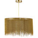 Bennet LED 38 inch Antique Brass Chandelier Ceiling Light