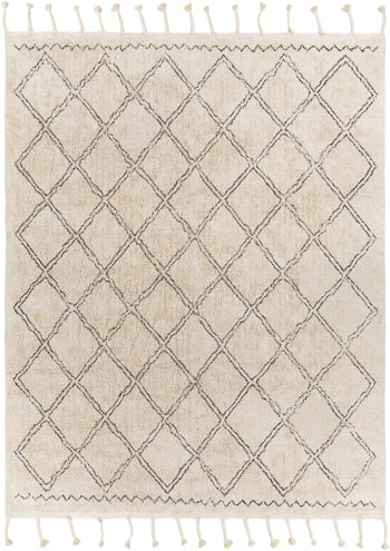 Khemisset 120 X 96 inch Light Grey Rug in 8 x 10, Rectangle