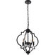 Sandara 4 Light 17 inch Black Pendant Ceiling Light