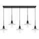 Waltz 5 Light 49 inch Black Pendant Ceiling Light