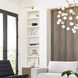 Sean Lavin Plural Dome 13.5 watt 18 inch Natural Brass Picture Light Wall Light, Integrated LED