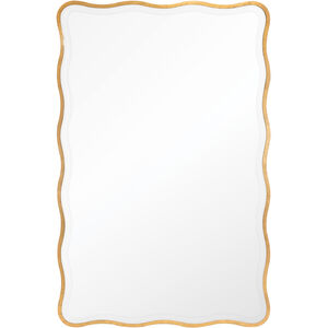 Candice 44 X 28 inch Gold Leaf Mirror, Rectangle