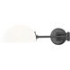 Breton 1 Light 28 inch Matte Black Wall Sconce Wall Light