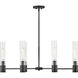 Shea 6 Light 34 inch Black Chandelier Ceiling Light