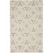 Perspective 96 X 60 inch Neutral and Gray Area Rug, Wool