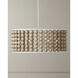 Holcroft 6 Light 32.25 inch Sandstone/Sugar White Chandelier Ceiling Light