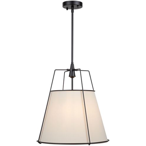 Pullman LED 17 inch Black Pendant Ceiling Light