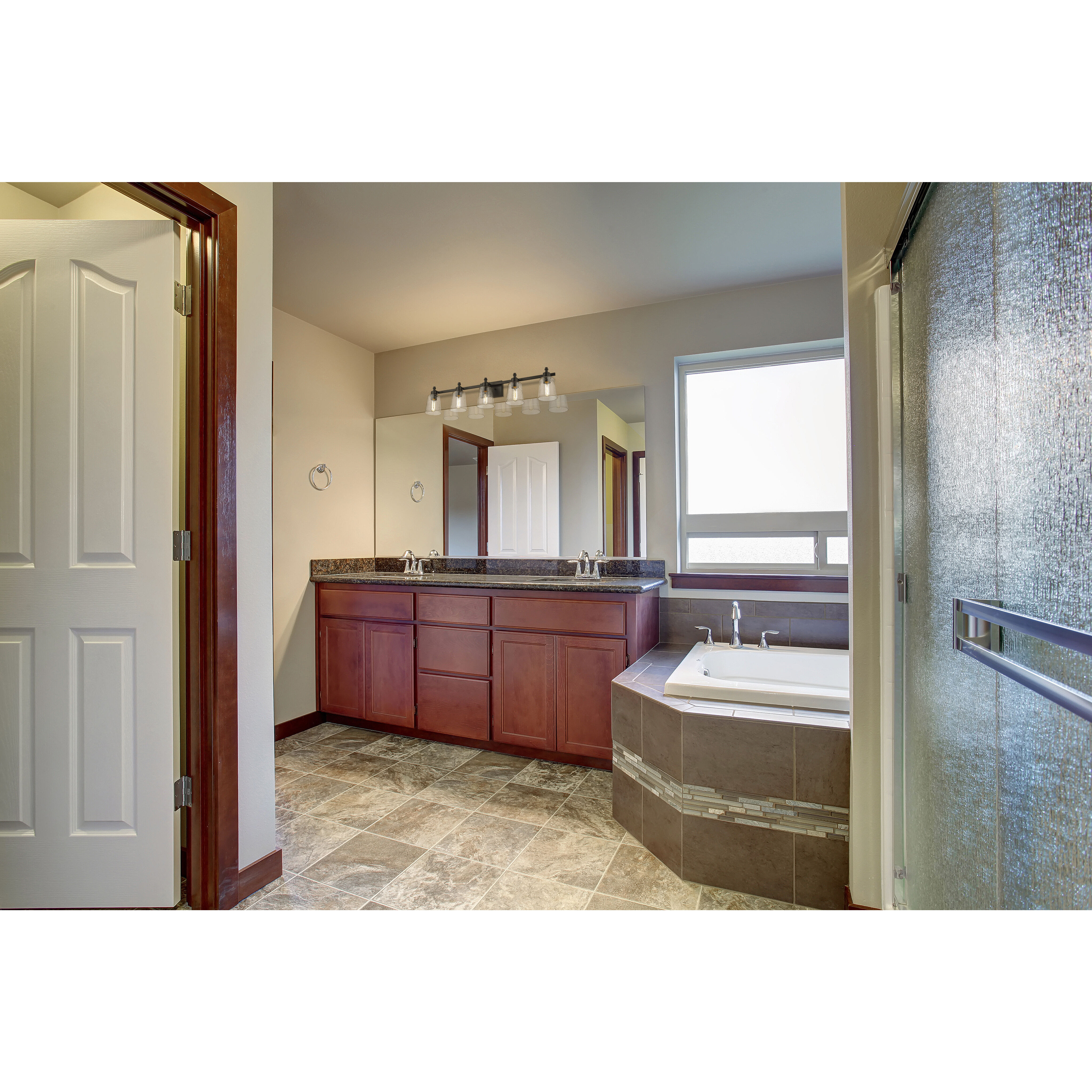 Bohin 5 Light 41.25 inch Matte Black Vanity Wall Light