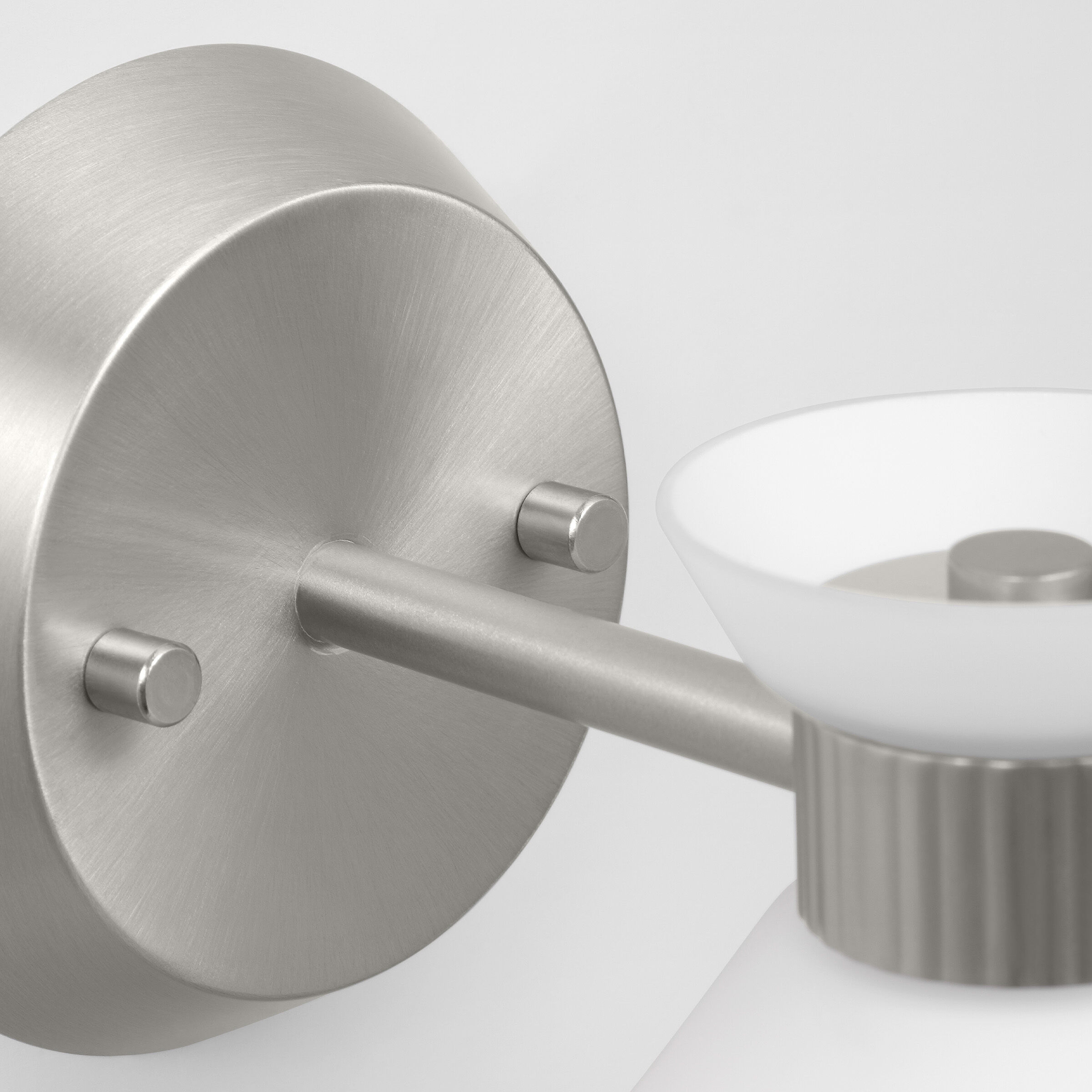 Drew & Jonathan Belcarra Sconce Wall Light in Brushed Steel