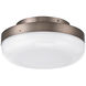 Harwel LED 12 inch Harlow Bronze Flush Mount Ceiling Light