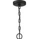 Suffolk 4 Light 14 inch Cottage White/Espresso Foyer Light Ceiling Light