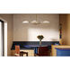 Alora Mood Oscar 5 Light 46 inch Aged Gold and White Pendant Ceiling Light