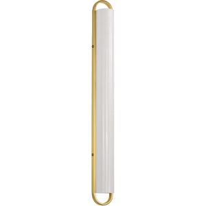 Velano LED 37.5 inch Brushed Brass Vanity Wall Light