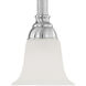 Riva 1 Light 6 inch Brushed Nickel Mini Pendant Ceiling Light