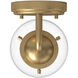 Knoll 1 Light 6 inch Brushed Gold Wall Sconce Wall Light