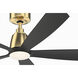 Kute 52 inch Matte White Fan-Uni