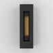 Layer LED 18 inch Sand Black Wall Sconce