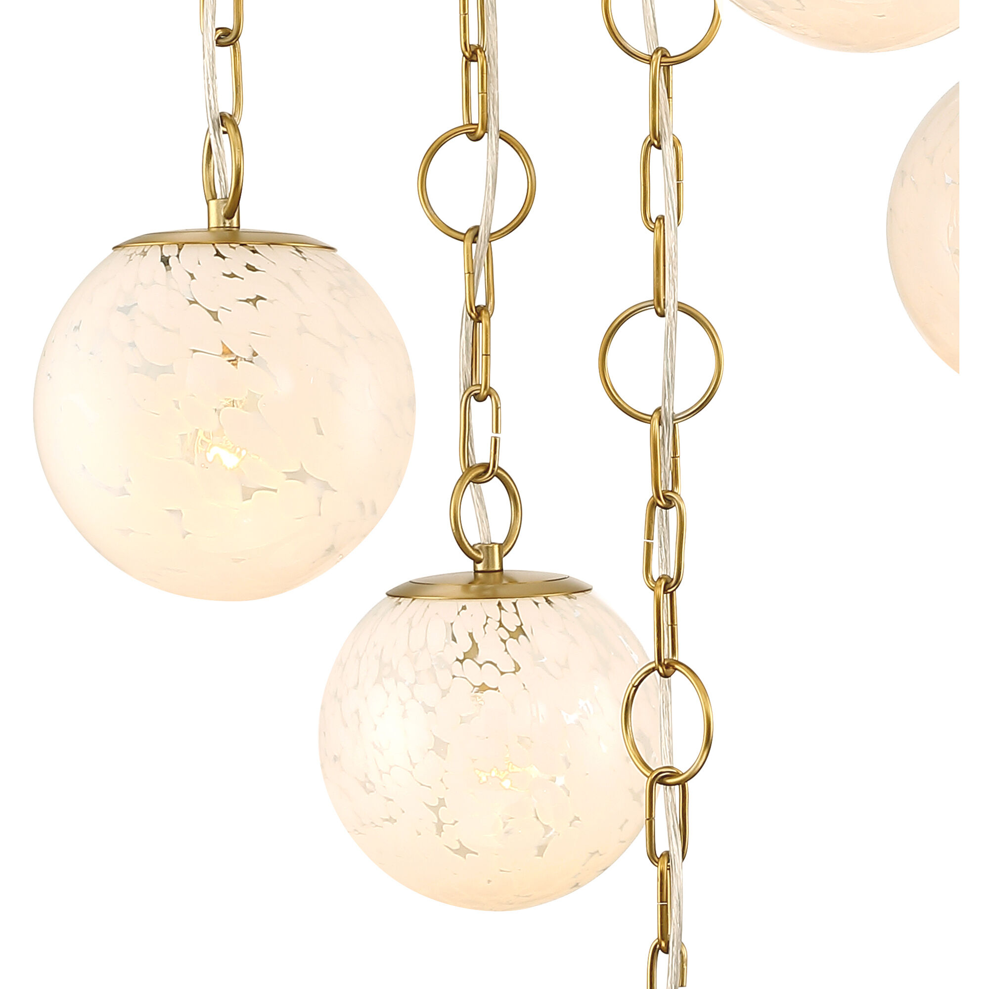 Designers Fountain D329M 5CH BG Five Light Chandelier Wine Flower Brushed Gold
