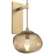 Nova LED LED 10 inch Gilded Brass Indoor Sconce Wall Light, Tempo Nebula