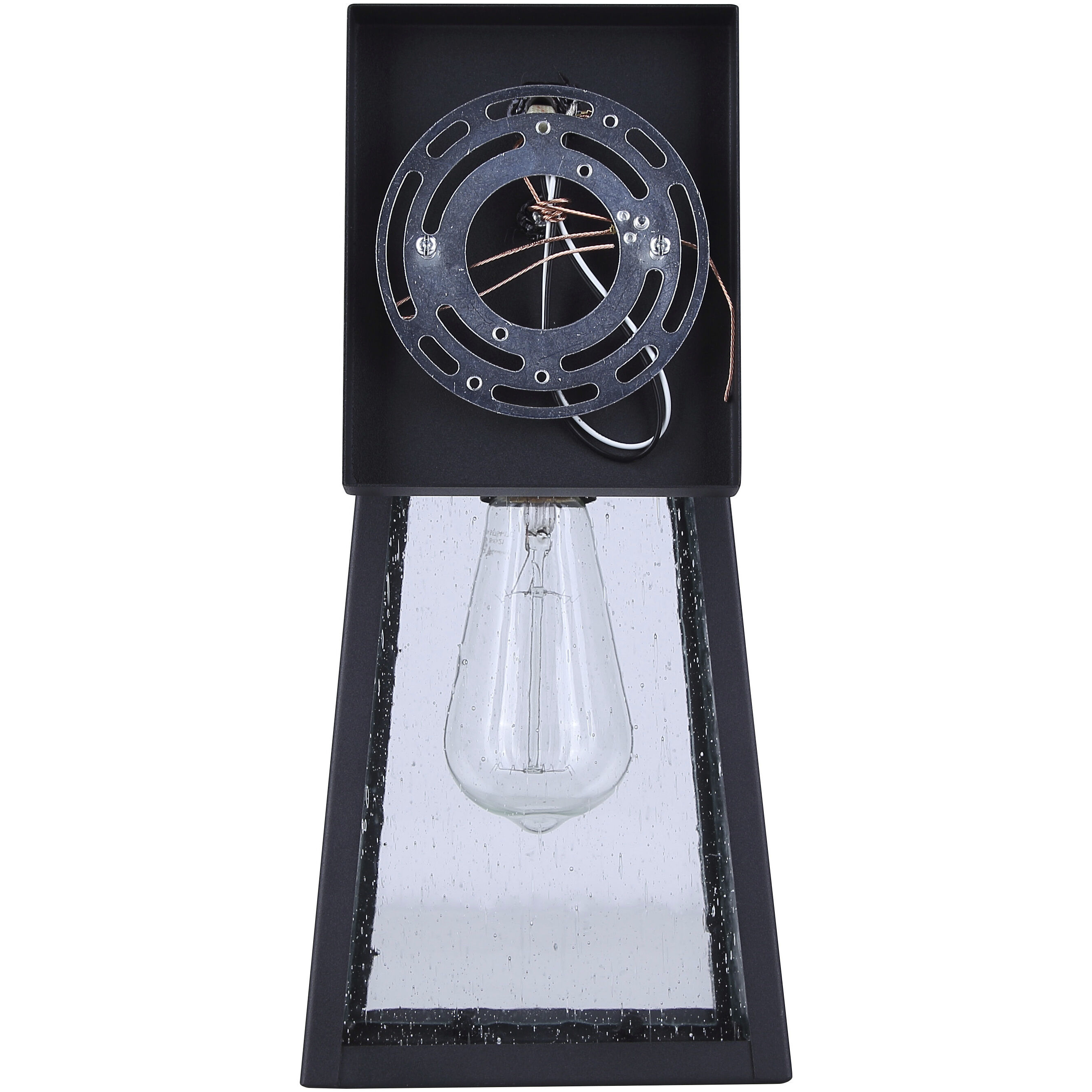 Coralea 1 Light 13 inch Sand Black Outdoor Wall Lantern