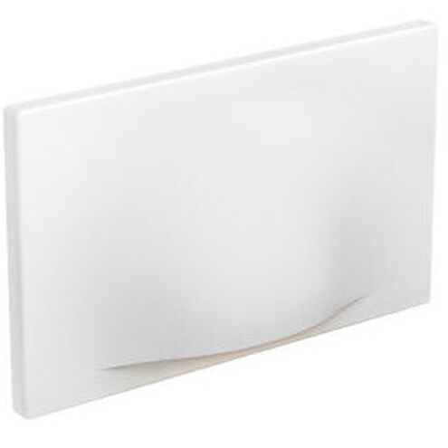 Arc 120V 3.00 watt White Steplight, Recessed Horizontal