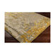 Hoboken 36 X 24 inch Bright Yellow/Taupe/Light Gray/Charcoal/Ivory Rugs, Wool