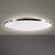 Puck LED 17 inch Brushed Nickel Flush Mount Ceiling Light in 16in.