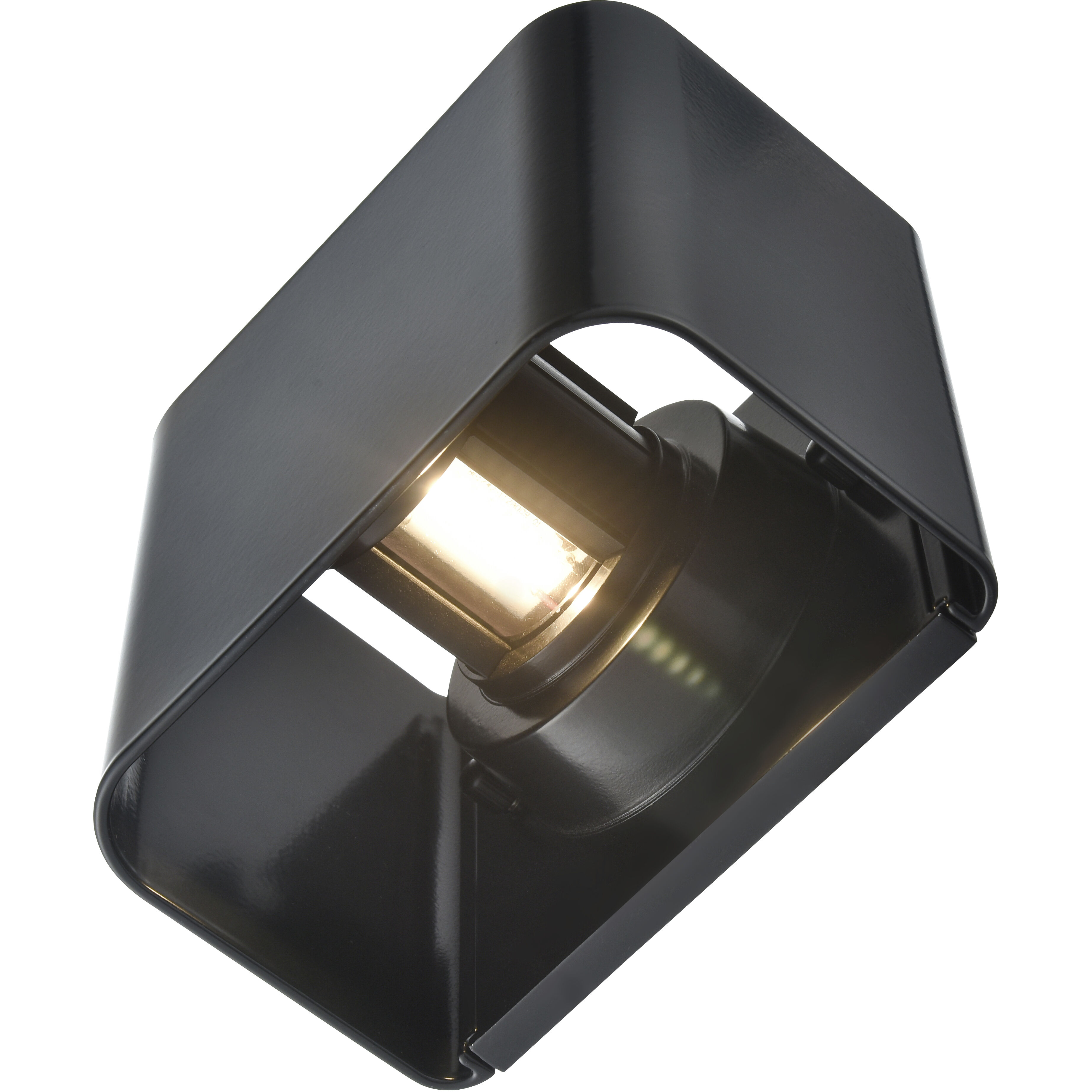 Vegas LED 4.75 inch Powder Coated Black Outdoor Wall Sconce