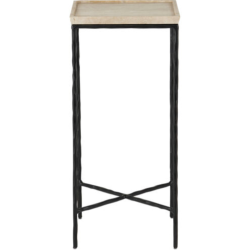 Boyles 27 X 12 inch Natural/Black Accent Table